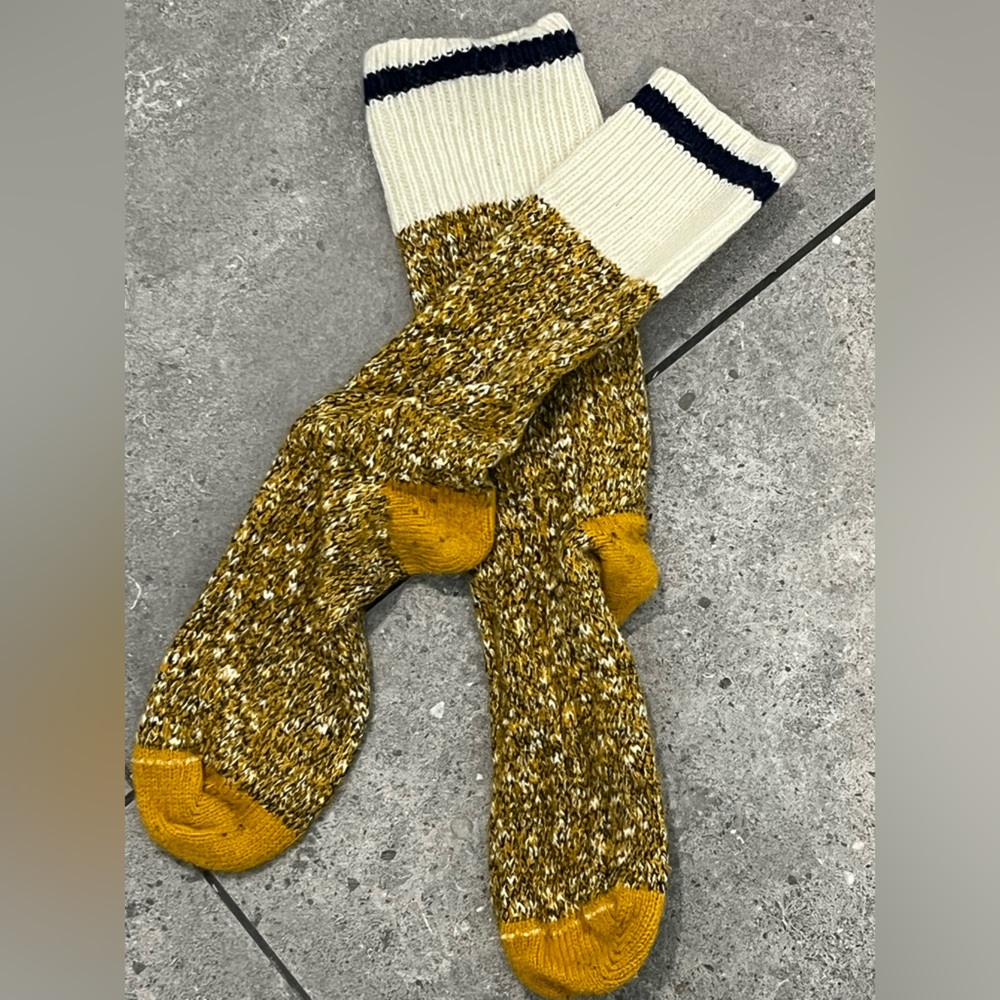 Thick knit socks